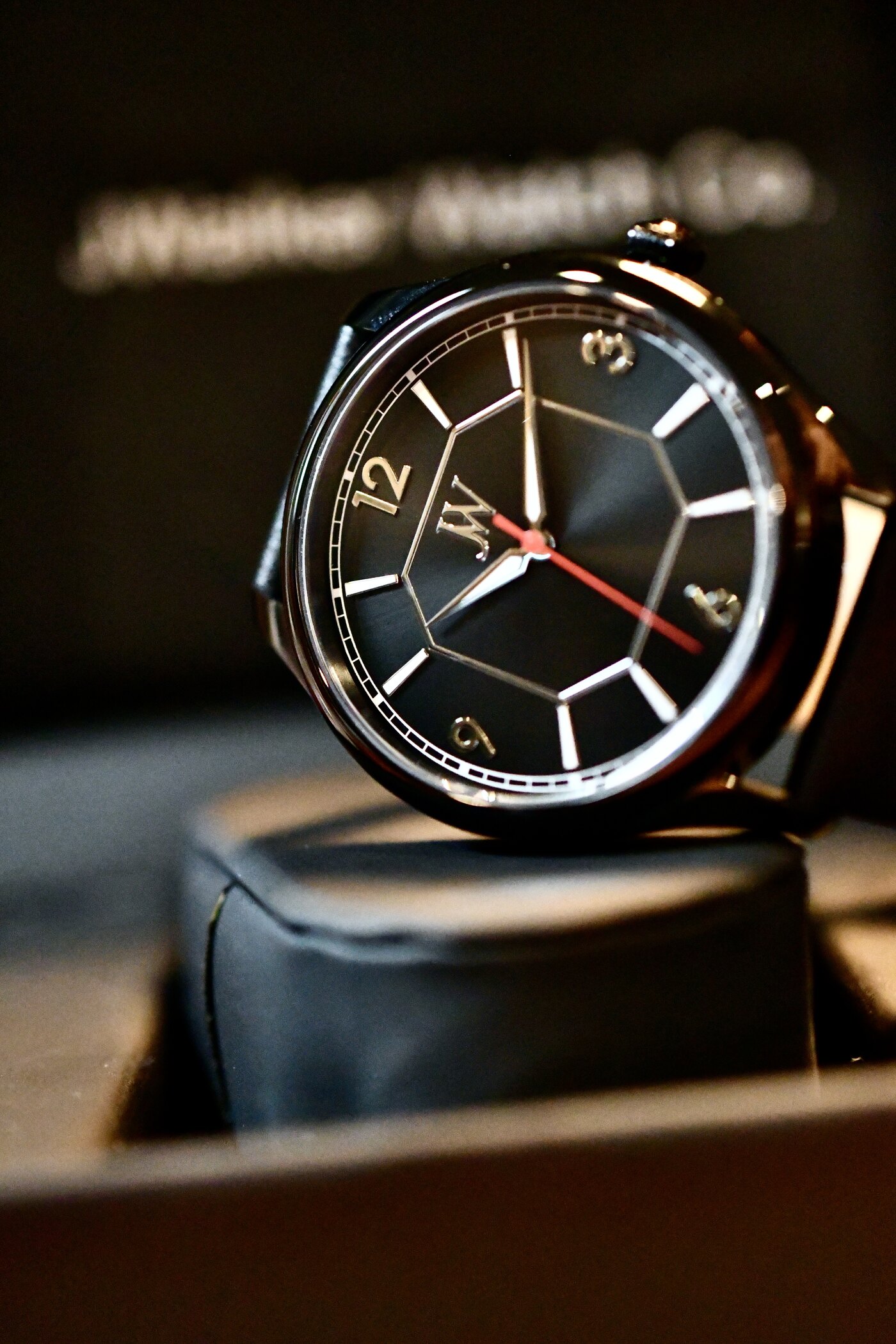 The Father’s Choice — JWalker New Deco, black dial with gold case, in its presentation box