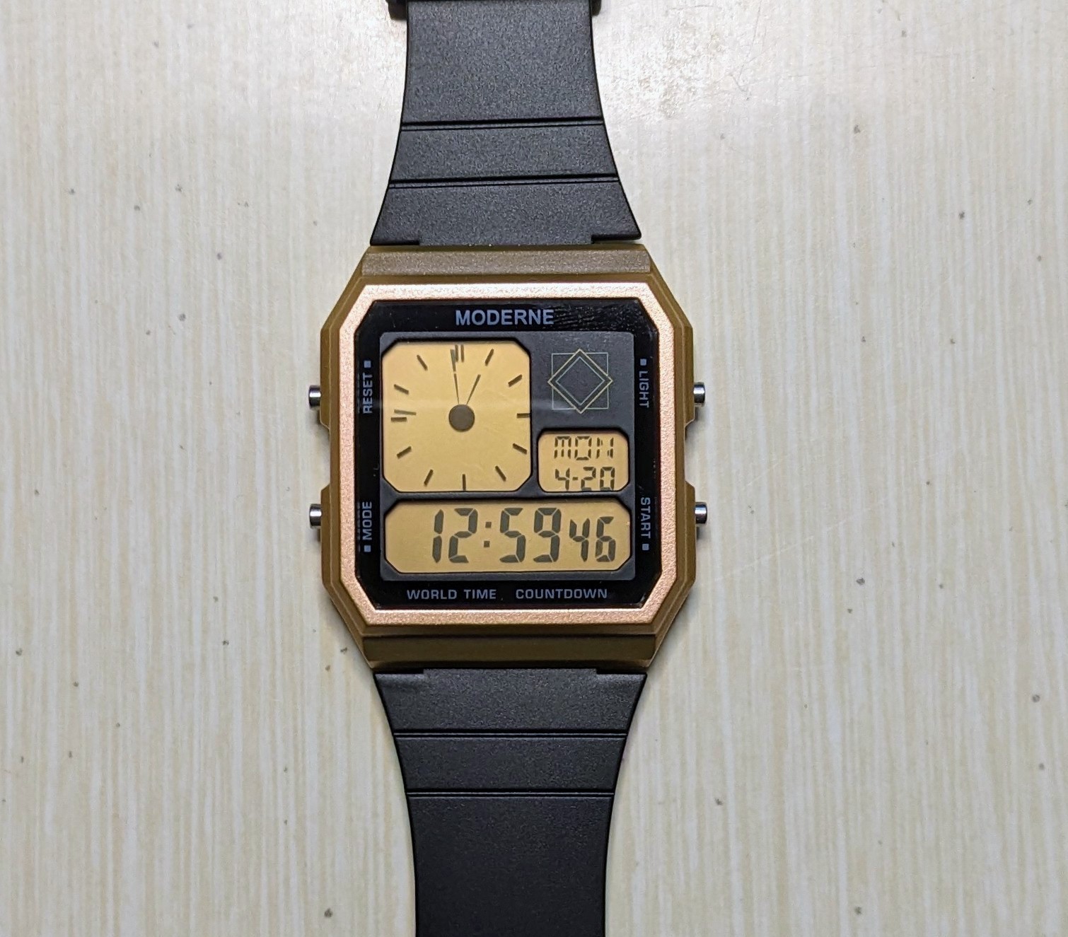 The Moderne — Classic Black / Rose Gold