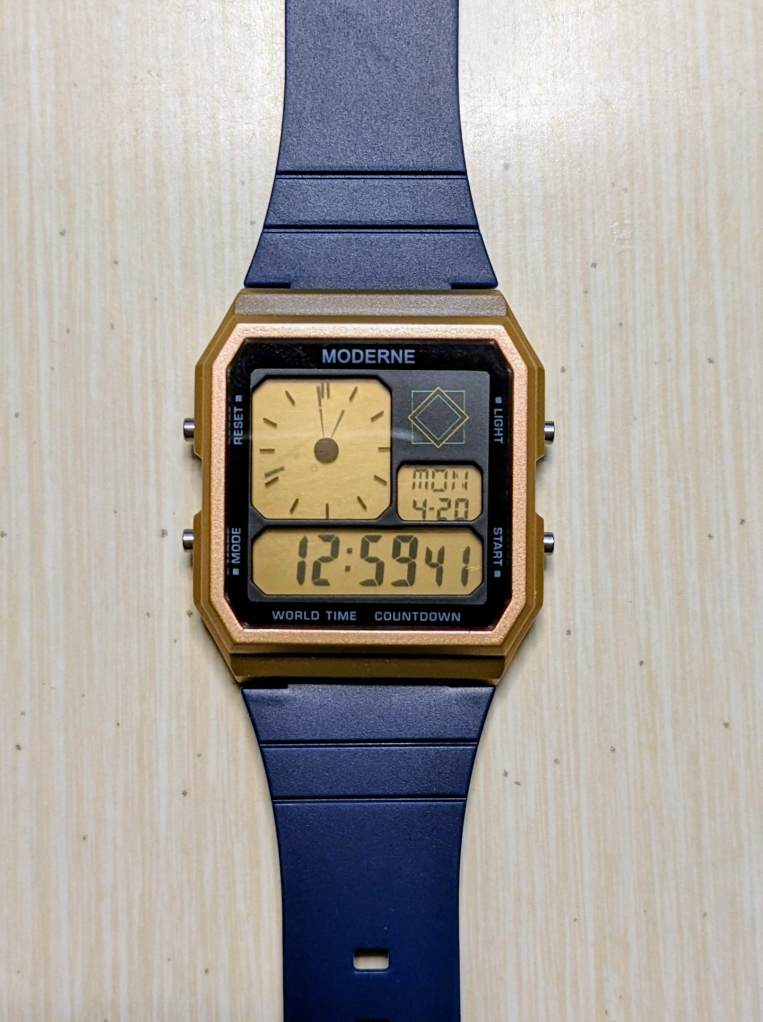 The Moderne — Navy Blue / Rose Gold