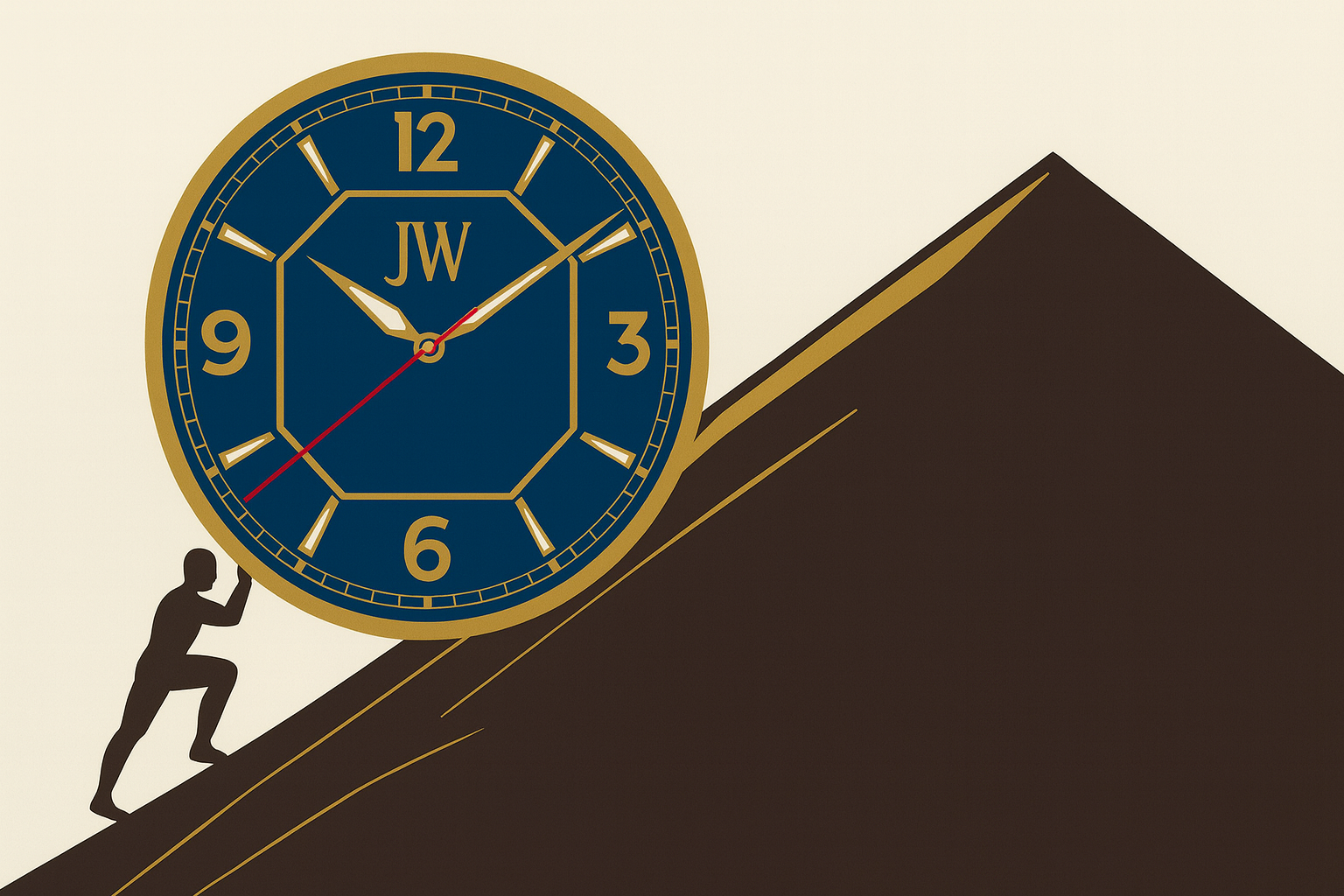 Sisyphus pushing JWalker watch